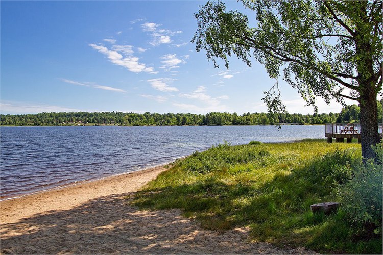 Badplats vid Dalstorpasjön