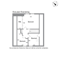 Planritning Övre plan