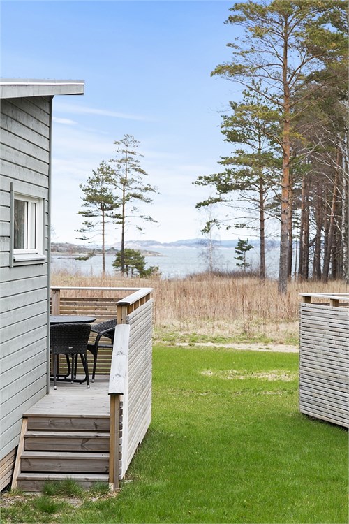 Härlig utsikt från altanen