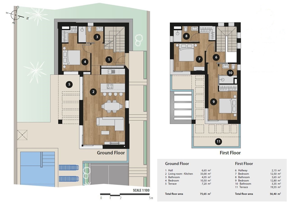 Plano del piso 1