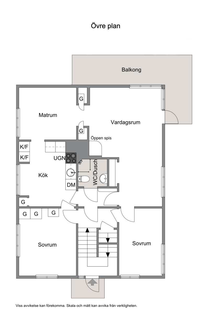 Planritning lägenhet 2