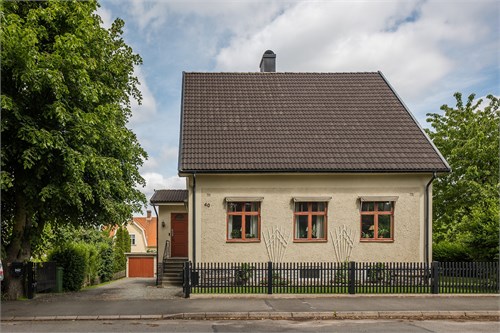 Huset har ritats av arkitekt Ernst Wahlander