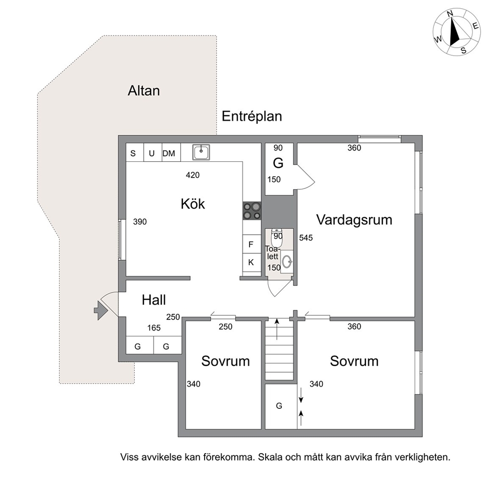 Planritning - Entréplan