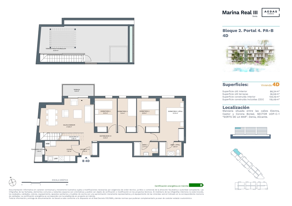 Plano del piso 3