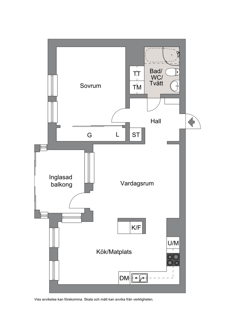 Ungefärlig planlösning