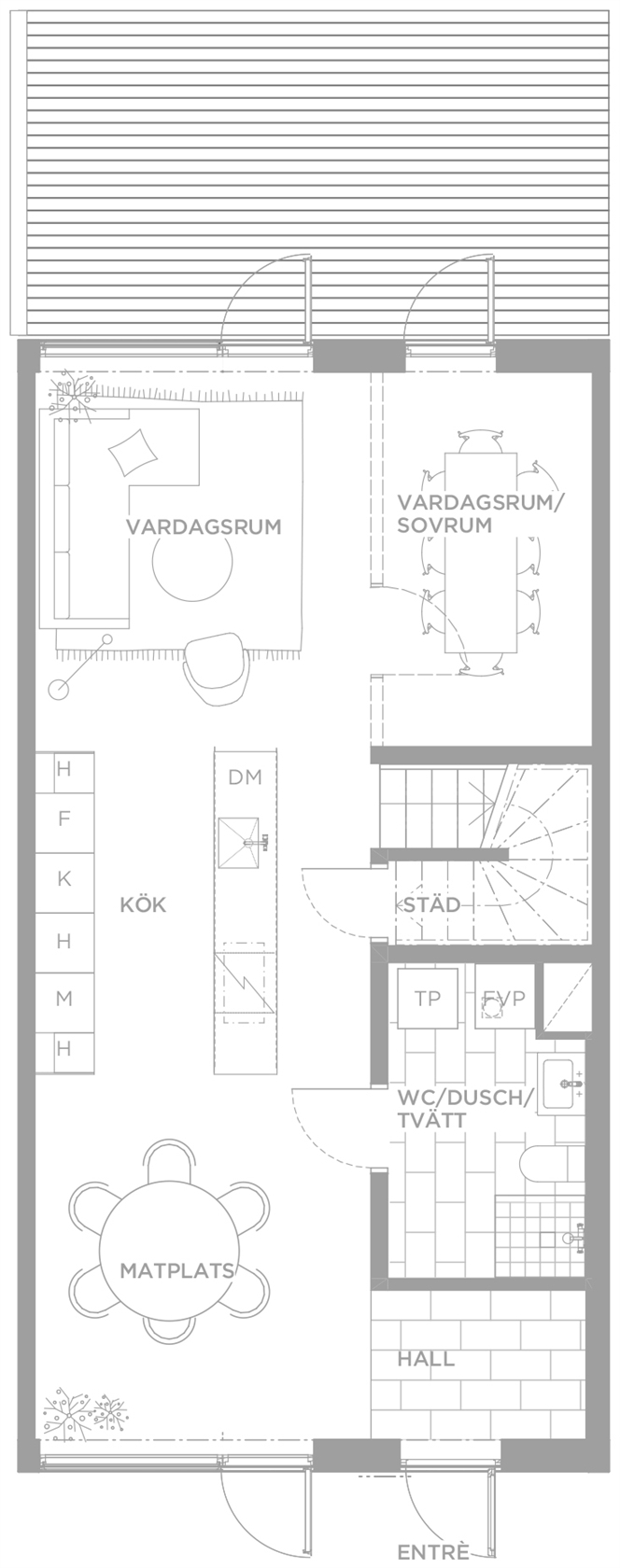 Planritning - Entréplan