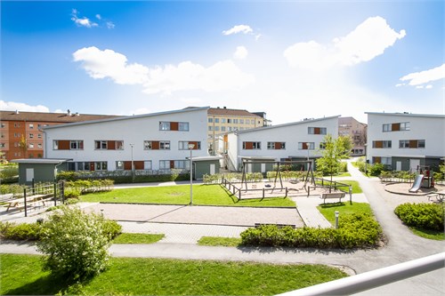 Utsikt från balkong