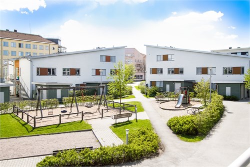 Utsikt från balkong