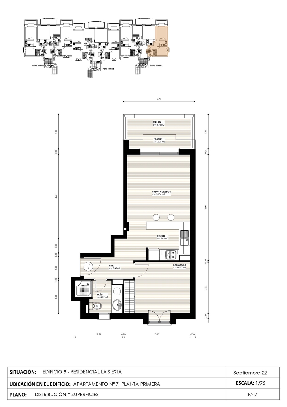 Plano del piso 4
