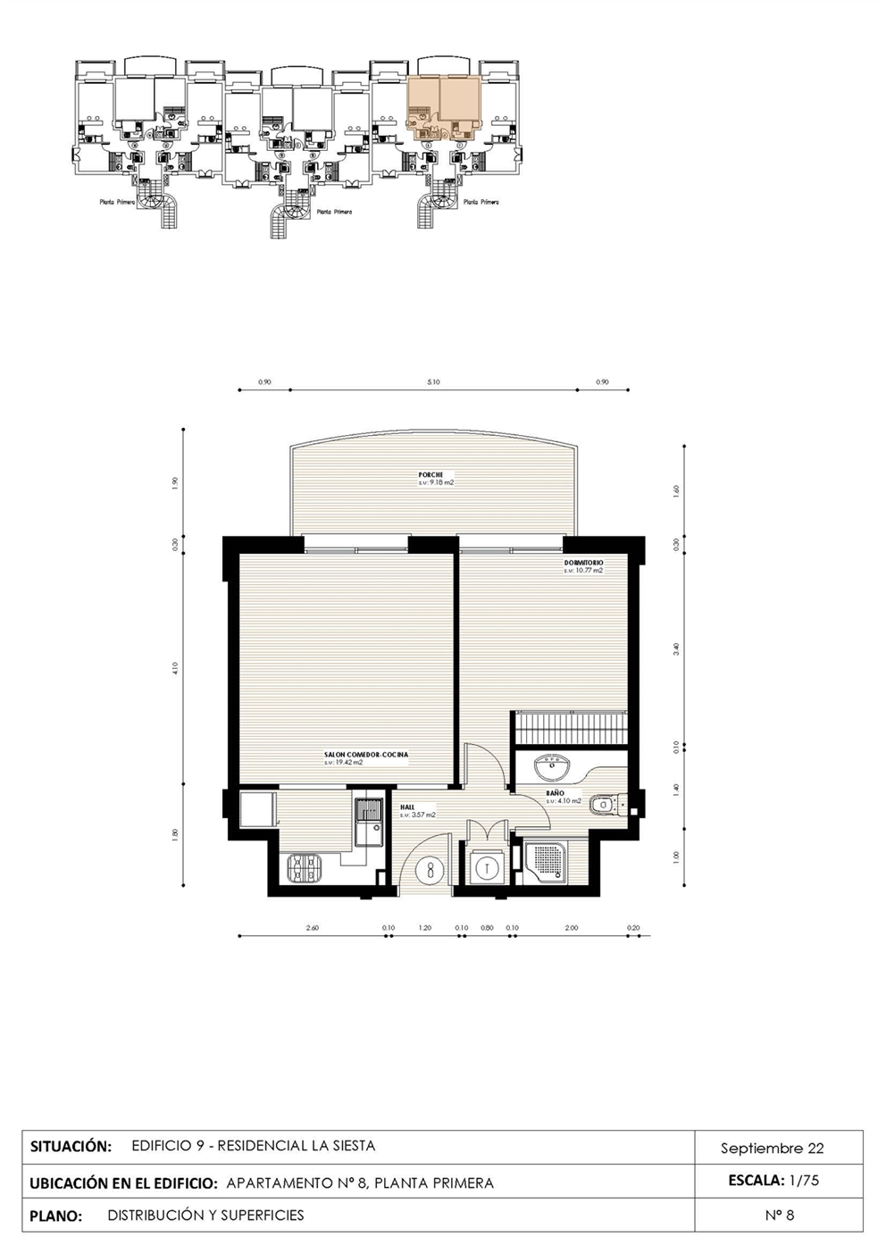 Plano del piso 5