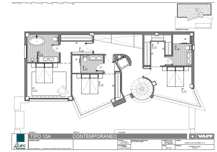 Plano del piso 3