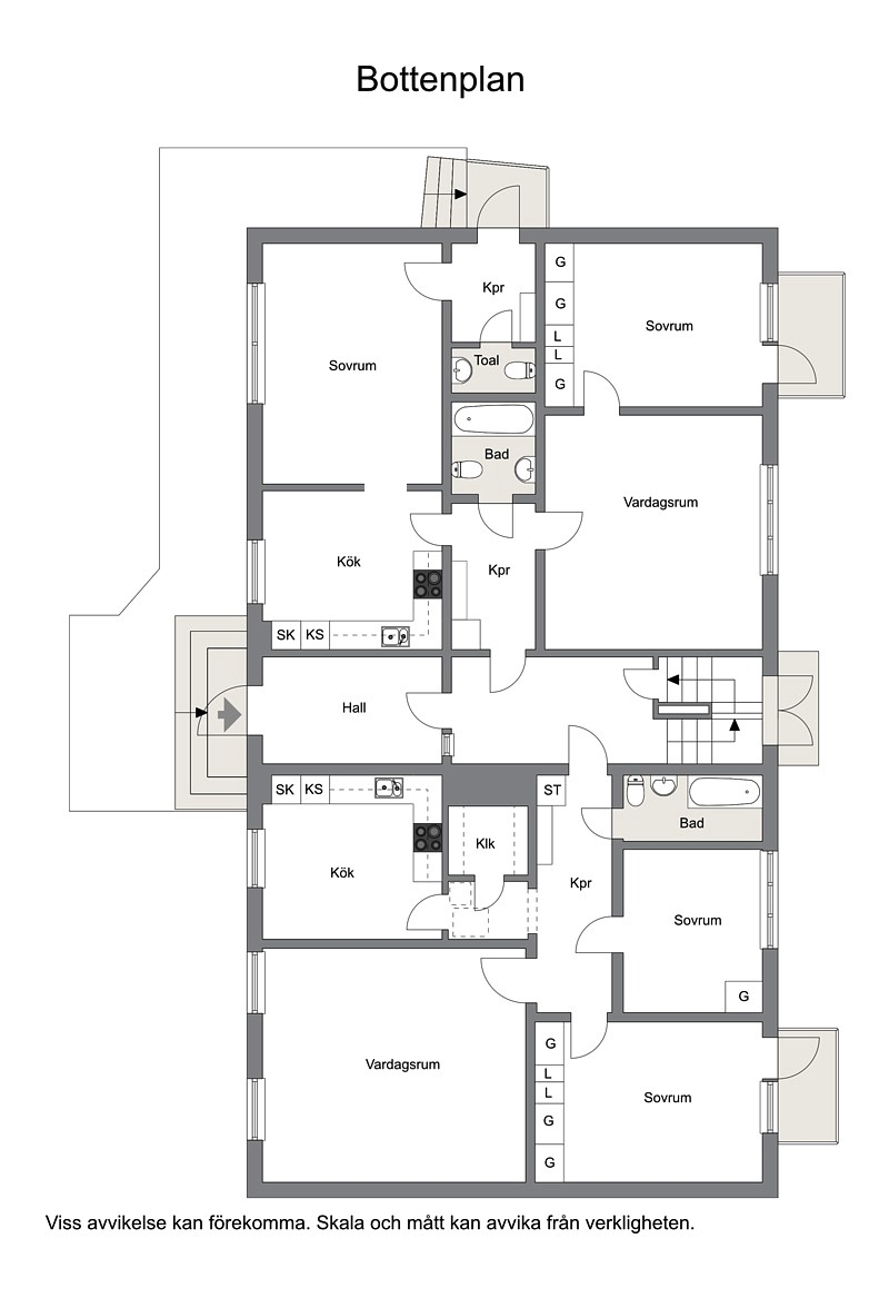 Entréplan - Våning 1