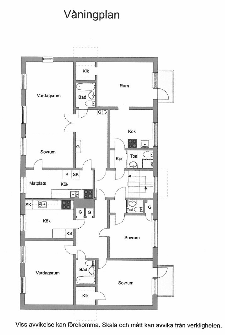 Övre plan - Våning 2
