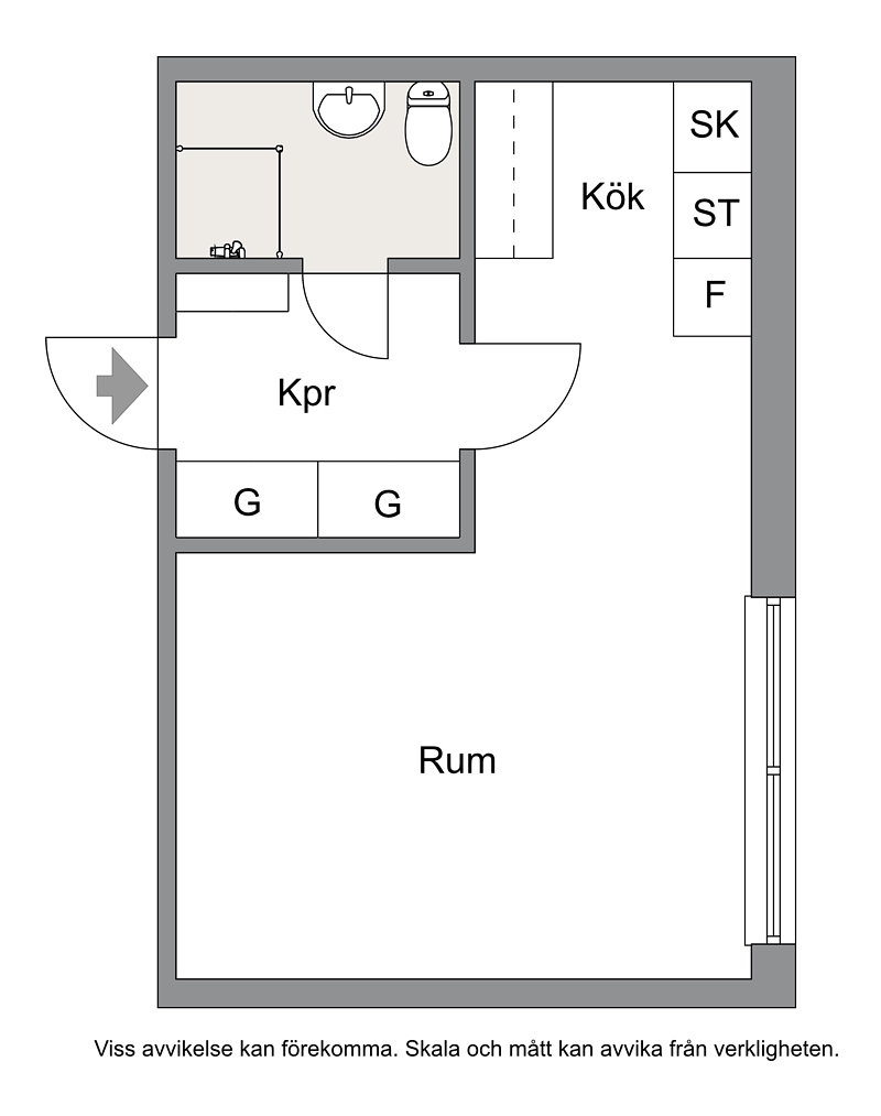 Ungefärlig planlösning