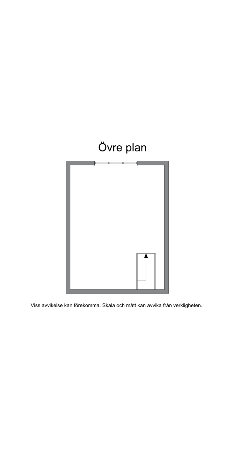 Bostadshus övre plan