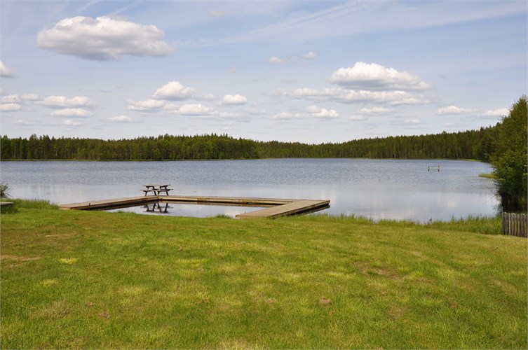 Badplats vid Gåssjön