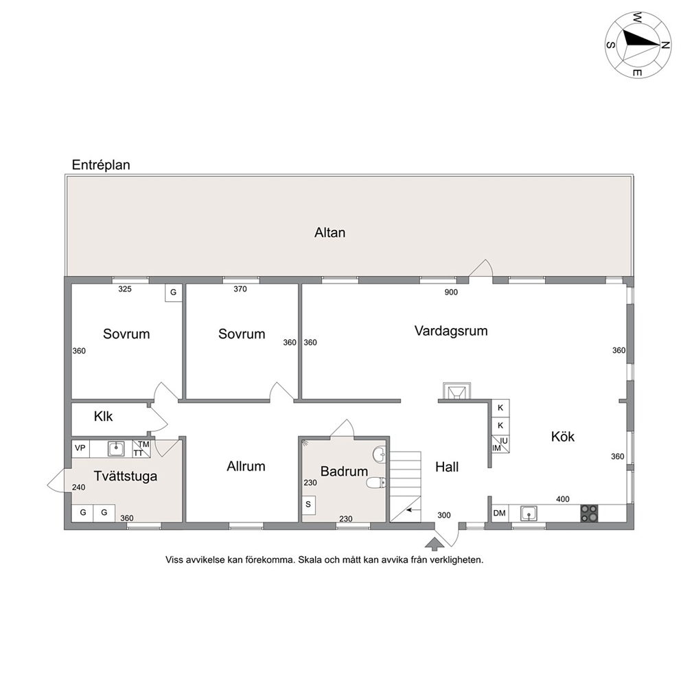 Planritning - Entréplan