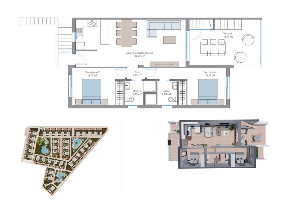 Plano del piso 3