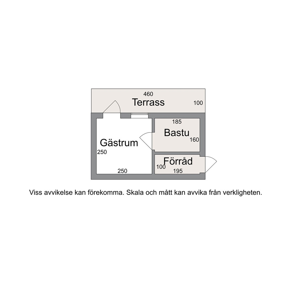 Gästrum/Bastu