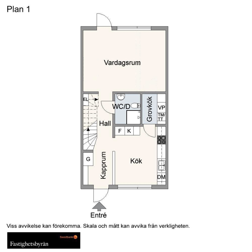 Planritning Entréplan