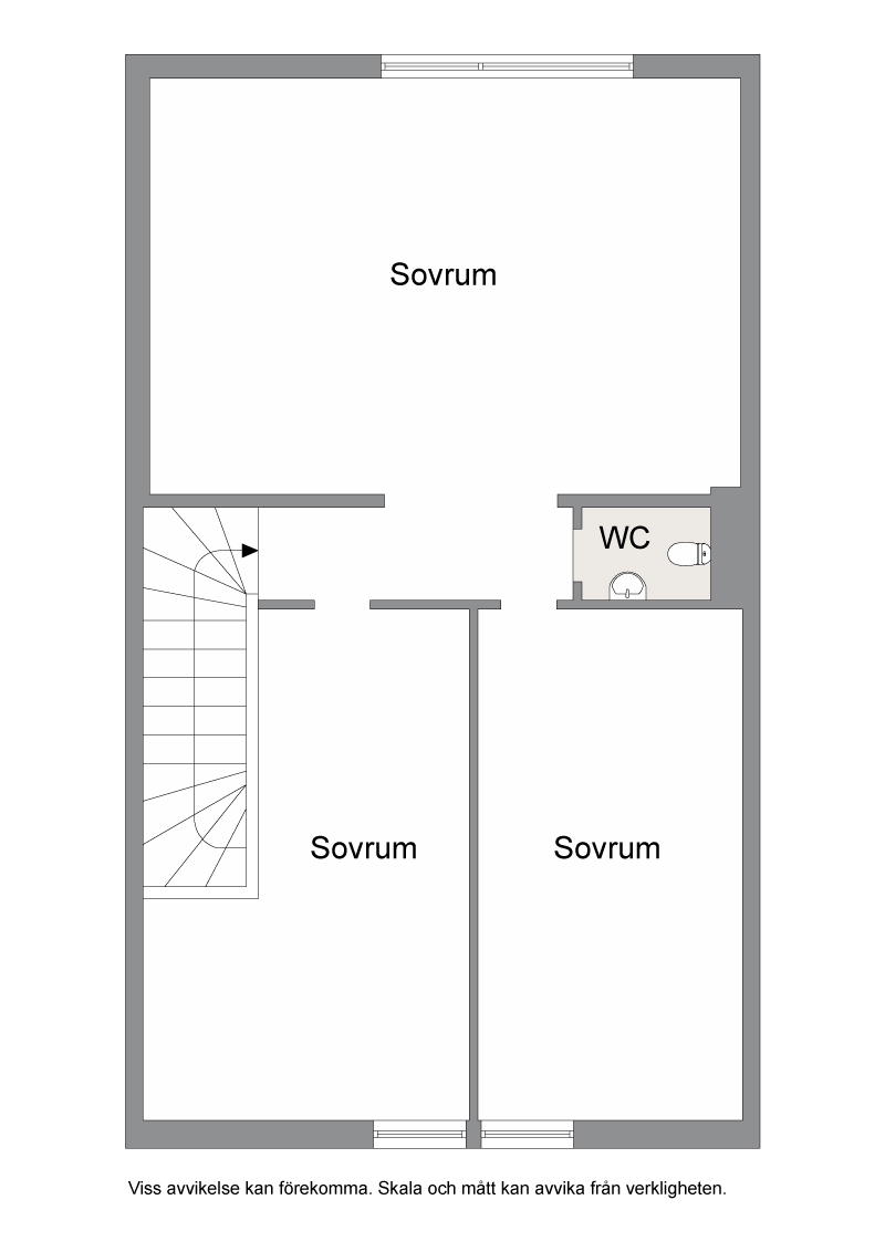 Alternativ planlösning vindsplan