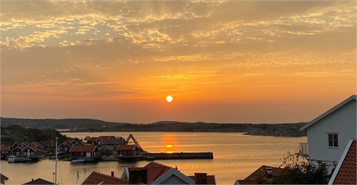 Säljarens sommarbild, som ett vykort