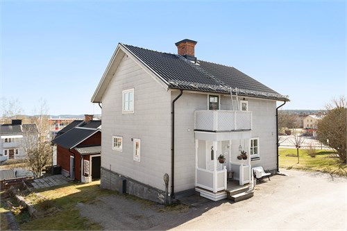 Huset ligger med en återvändsgata