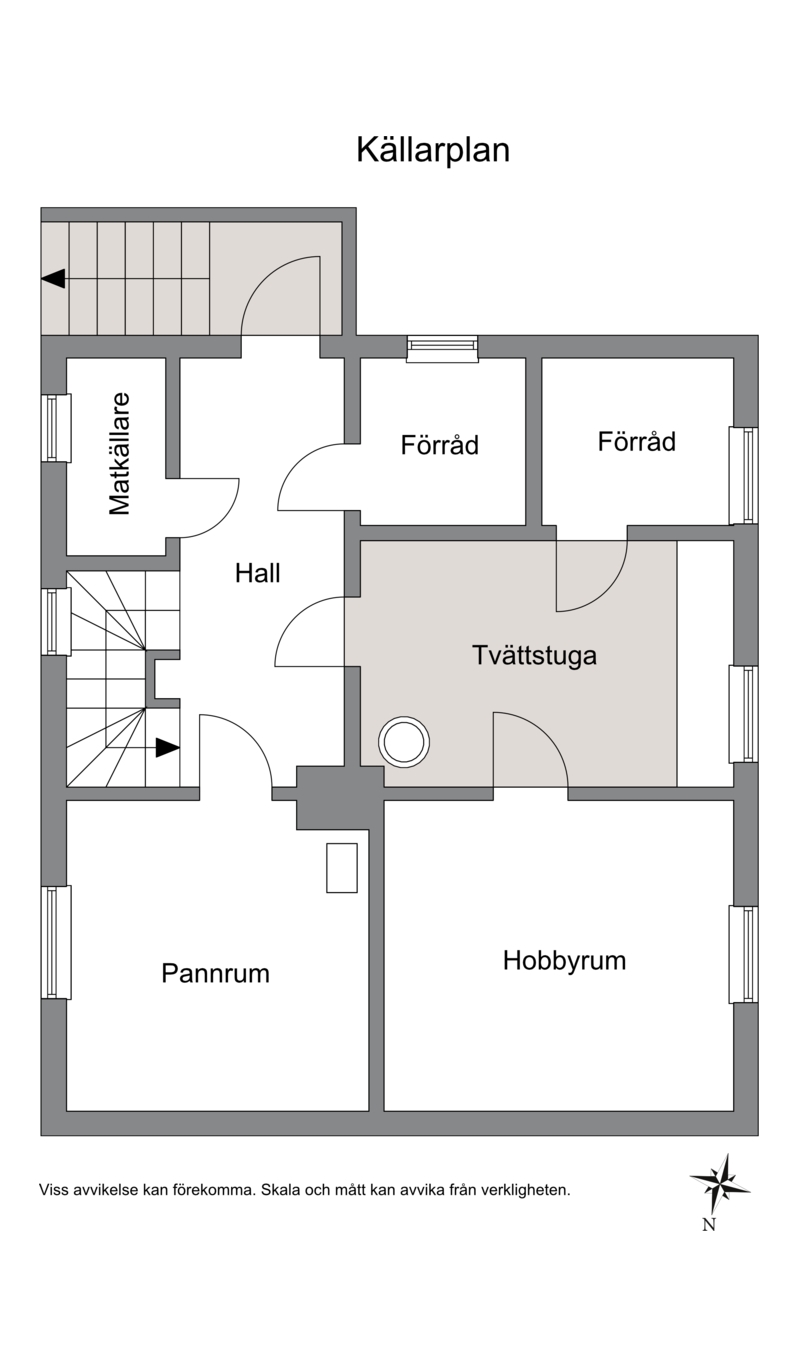 Planritning källarvåning