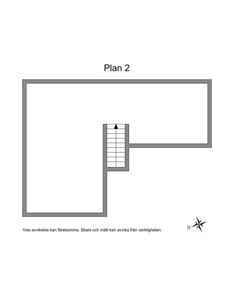 Planritning sovloft