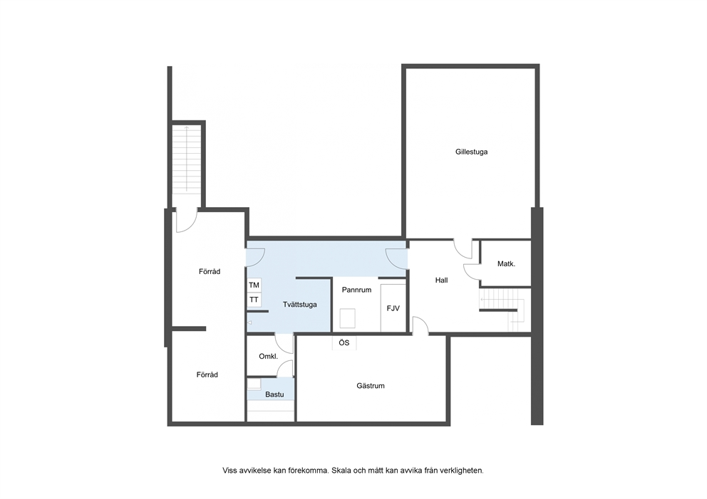 Planritning Källarplan