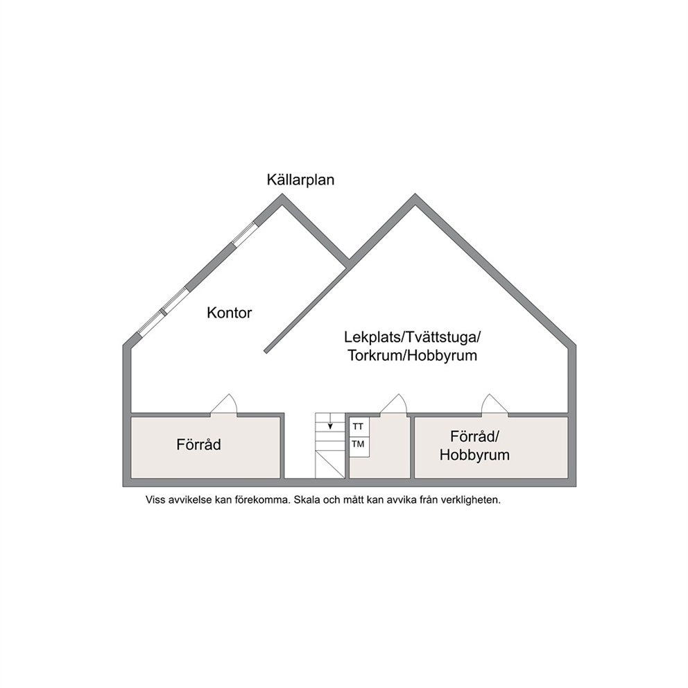 Planritning Källarplan