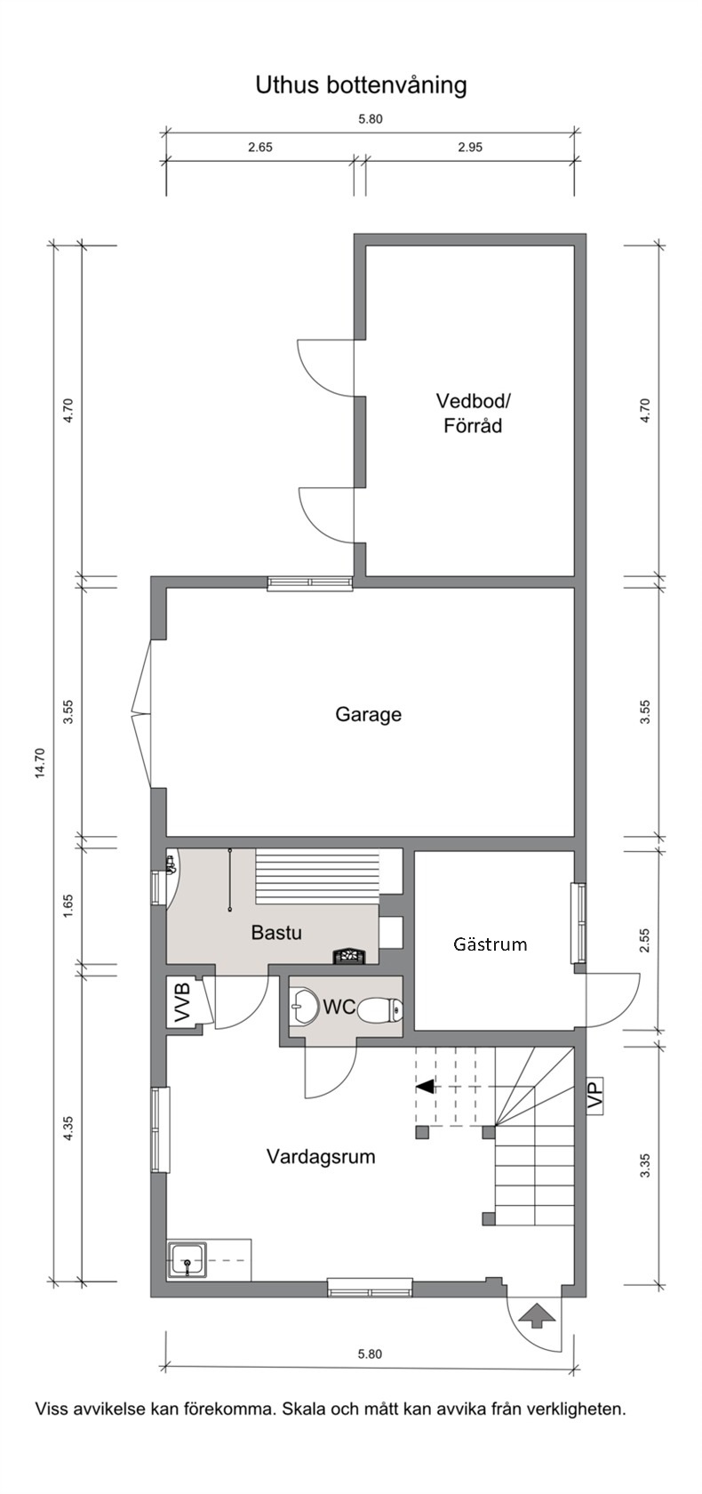 Gästhus entréplan