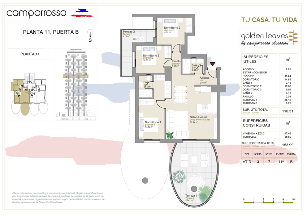 Plano del piso 1