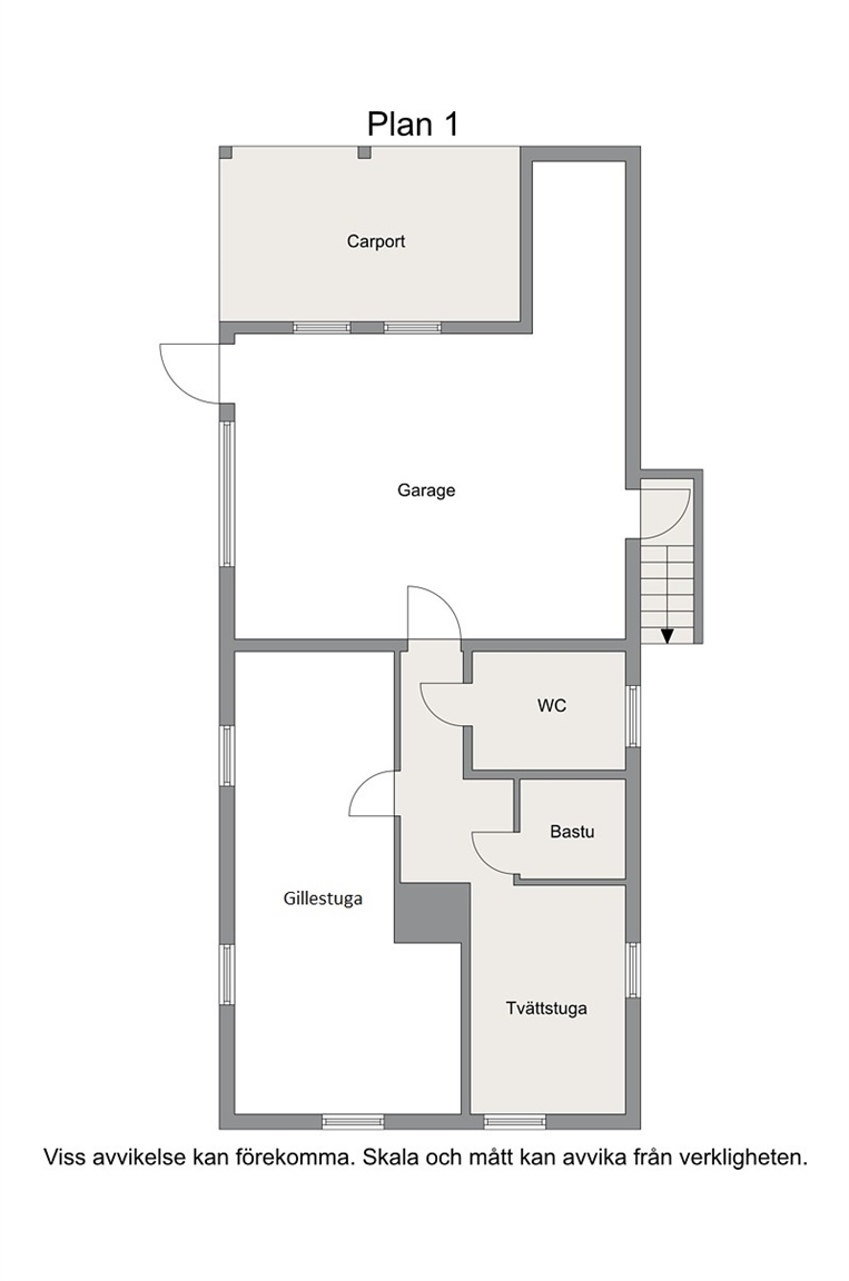 Planritning - källarplan