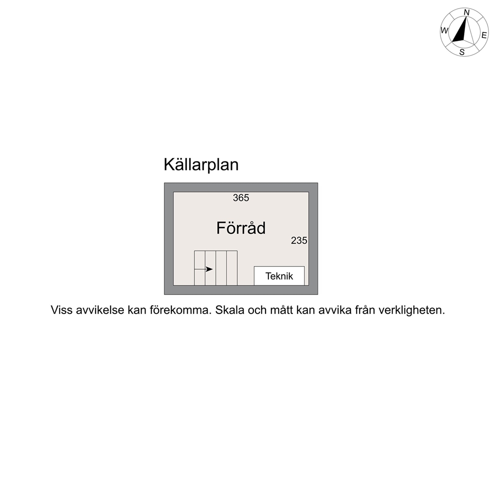 Planlösning Källare