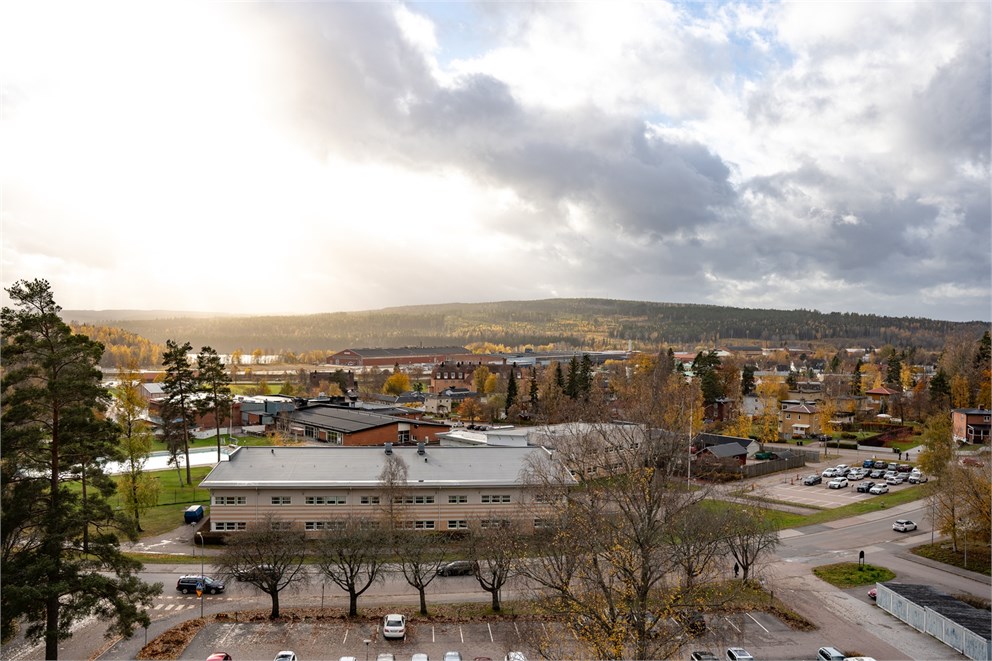 Utsikt från balkongen