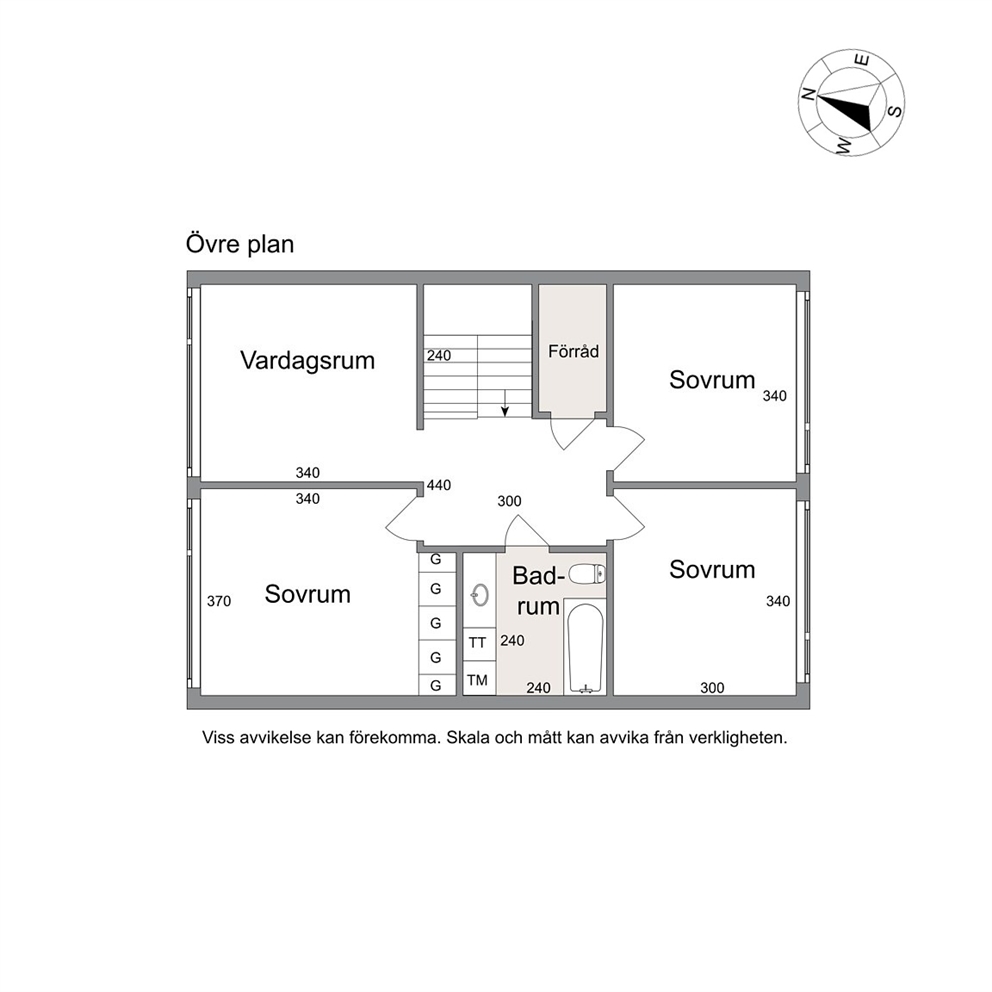 Planritning ovanplan