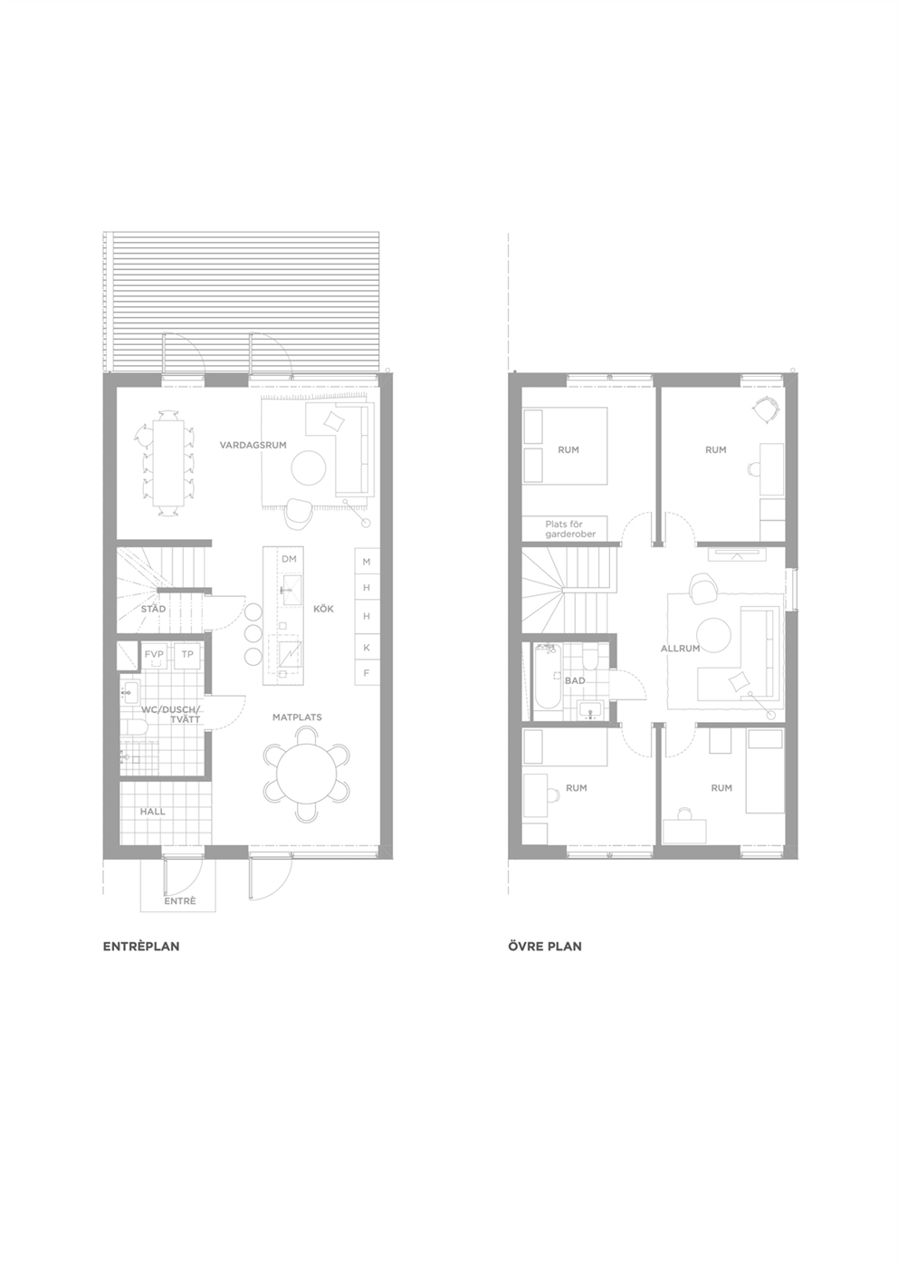 Planritning parhus #11-14