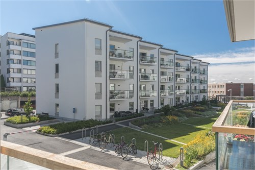 Utsikten över innergården