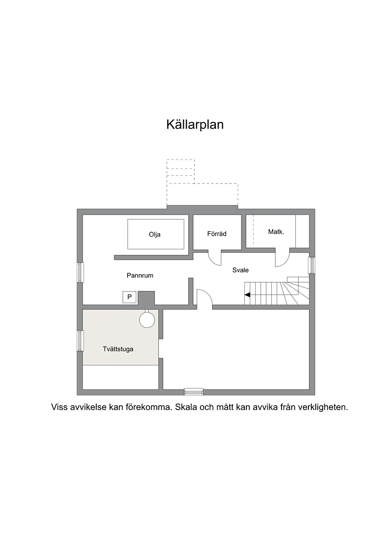 Planritning källarplan