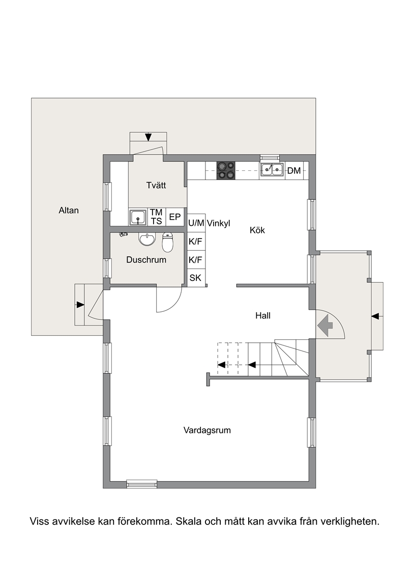 Planritning - Entréplan