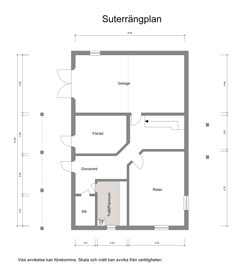 Planritning Nedreplan