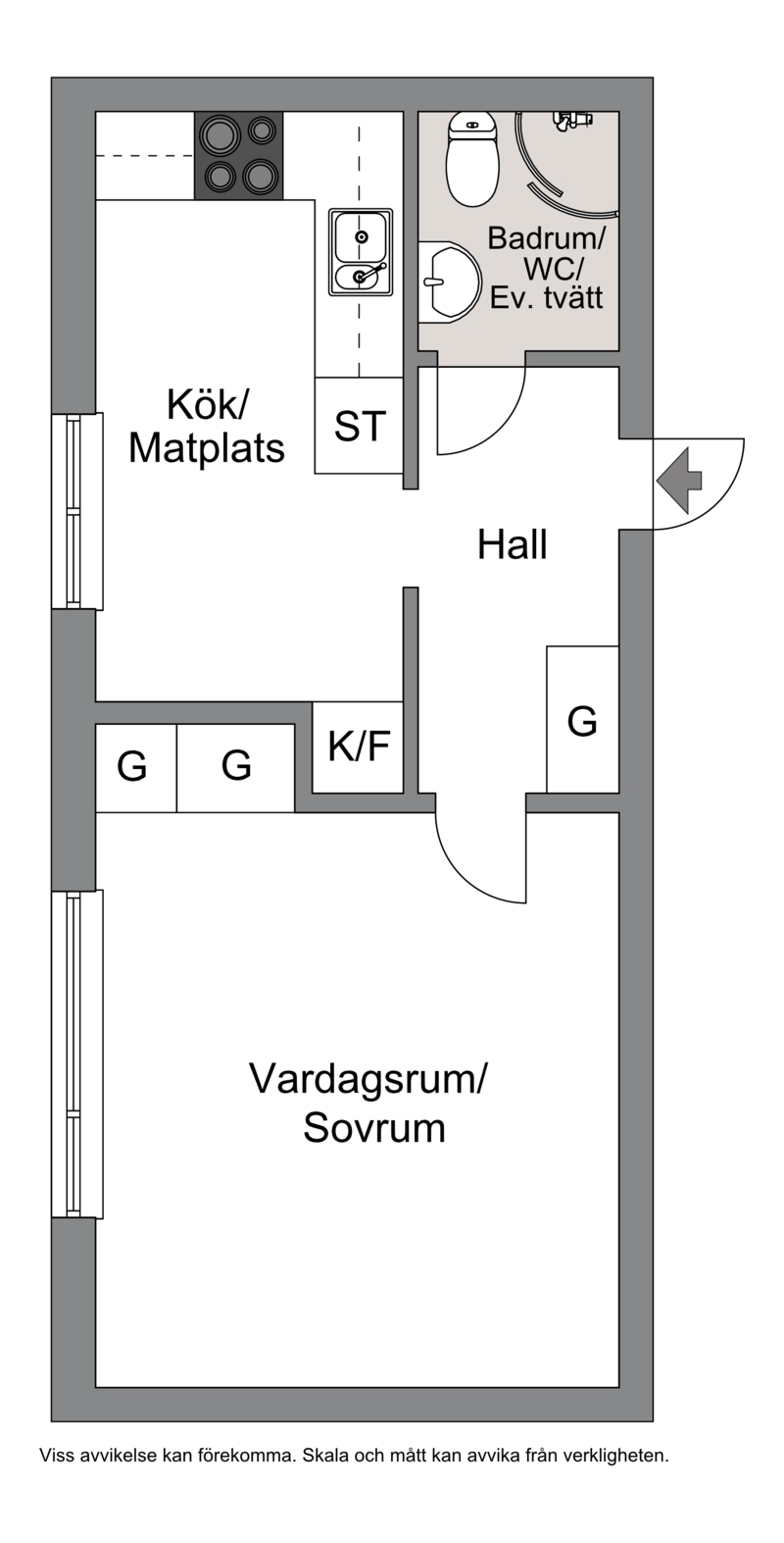 Ungefärlig planlösning 