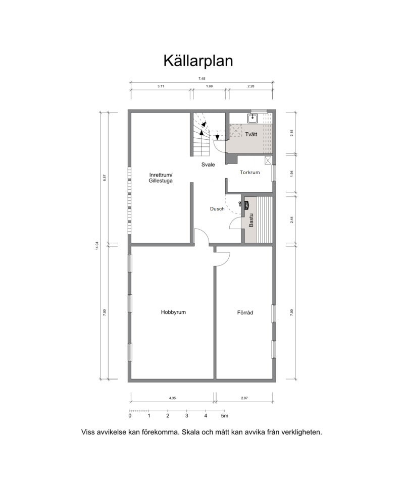 Planritning Källarplan 