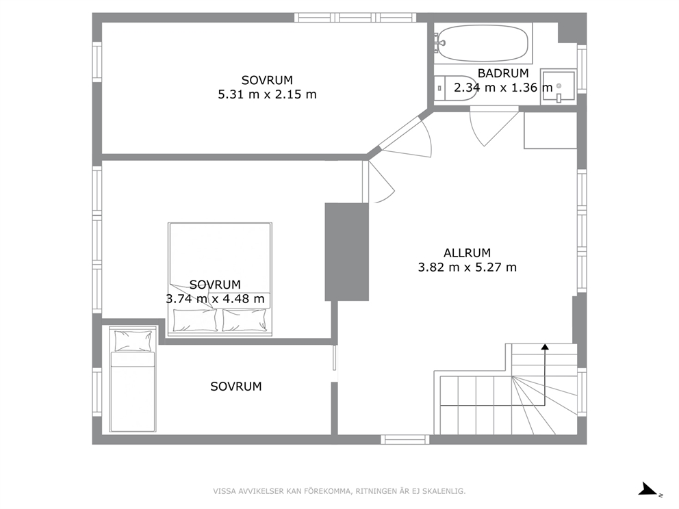 Alternativ planskiss övre plan