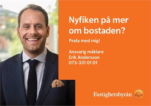 Ansvarig mäklare Erik Andersson