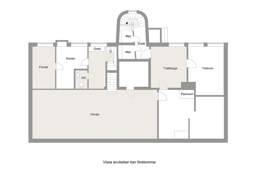 Planritning - källarplan