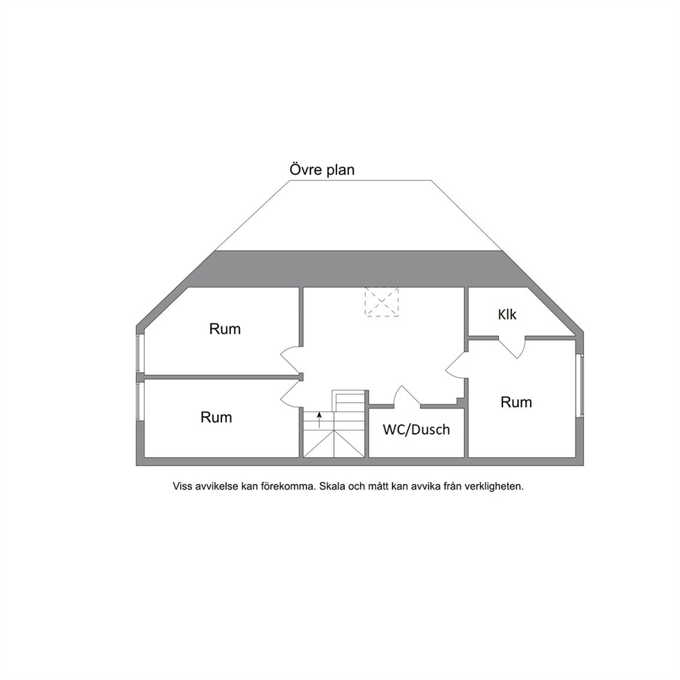 Planritning Övre Plan