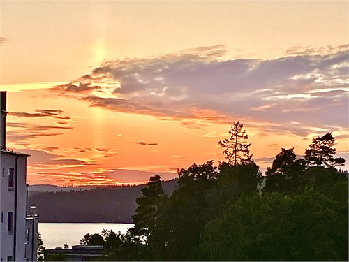 Magisk solnedgång och utsikt i väster!