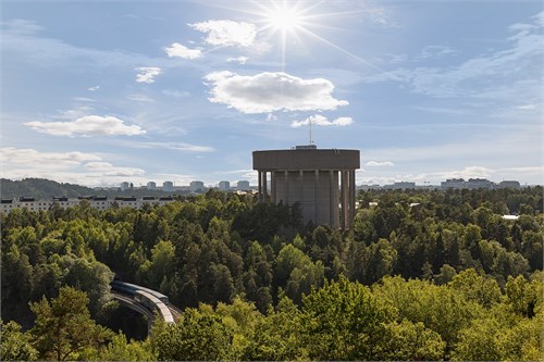 Utsikt från västbalkongen